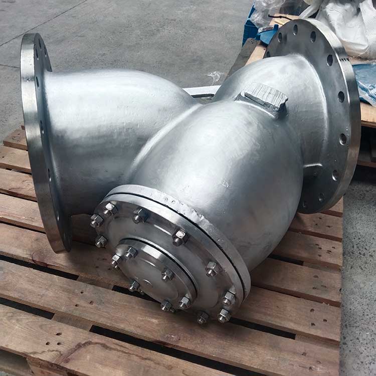 華豫供應管道除雜質(zhì)GL41W-16P DN350 Y型過濾器